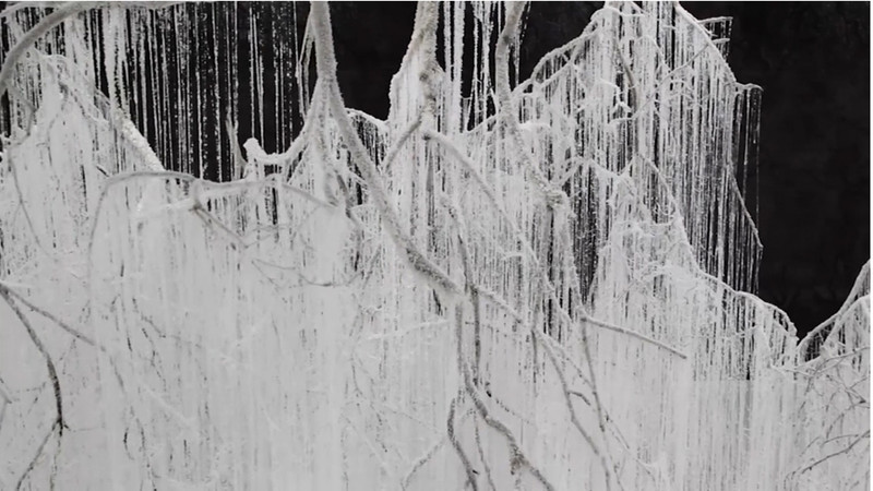 Illustration for article titled A Crap Ton of Hot Glue Went Into This Beautiful Snowscape